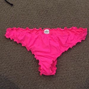 Scrunchy butt hollister swim bottoms